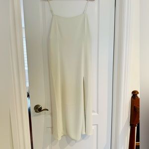 Babaton slip dress with side slit